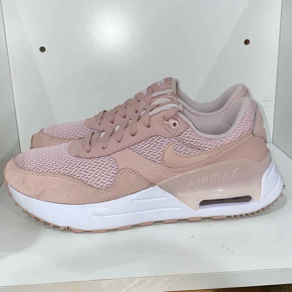 Nike Air Max System Women's Sneakers Size 9.5 Barely Rose / Pink Oxford - Picture 10 of 16